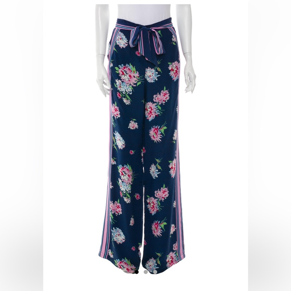 Talitha 100% silk high rise pants
